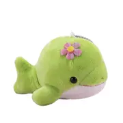 Dolphin Plush Toy Cute Dolphin Plush Toy Pendant Keychain, 13cm Plush Toy, Very Soft And Cute (green).