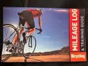 Bicycling Mileage Log and Training Guide book cycling covers 1 year