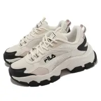 在飛比找Yahoo奇摩購物中心優惠-Fila 休閒鞋 Filament 女鞋 米白 奶茶 黑 老