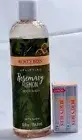 Burt's Bees Body Wash Rosemary & Lemon 12oz. NEW + 2 Ultra Conditioning Lip Balm