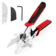 Ratchet Miter Shears for Angular Cutting Molding Crafting,Adjust 45-135 Degre...