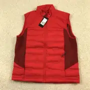 Oakley Ellipse Quilted Vest Mens Medium Red New Full Zip