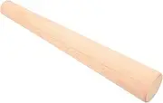 NOLITOY Garlic Pestle Tool Wooden Garlic Mincer Kitchen Garlic Grinding Rod Garlic Crusher Mincer