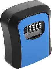 HOLIDYOYO Keys Safe Box With Number Code: Anti-theft Password Box For Outdoor And Indoor Use - Key Storage Accessory For Vacation Rentals