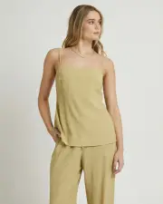 Indra Crinkle Tie Back Top
