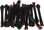 [Beavorty] Angled Eyebrow Brush Set Dual Sided Makeup Brush for Brows Eye Shadows Portable Soft Bristles Travel