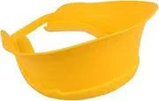 SWOOMEY 1Pc Adjustable Silicone Shower Cap Hair Washing Hat for Months to Years Soft Comfortable Protect Ears and Eyes During Bathing Yellow