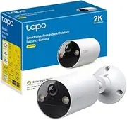[2024 New] Tapo C410 Outdoor/Indoor Battery Wi-Fi Camera, 2K 3MP, 6400mAh, AI Person Detection, Color Night Vision, No Hub Required, Solar Panel Compatible