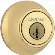 Kwikset- 780 Series-Single Cylinder Deadbolt Feature SmartKey Security Brass
