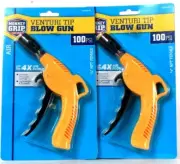 2 Ct Monkey Grip Air 59402 MG Venturi Tip 100 PSI Blow Gun 1/4" NPT Female