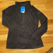 Columbia Women's Glacial IV Half-Zip Fleece Jacket Black XL NWT lightweight