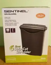 Sentinel FS60B on Guard 6 Sheet Stripcut Paper Shredder