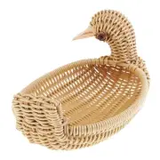 Bread Rattan Basket Creative Bread Basket Food Vegetable