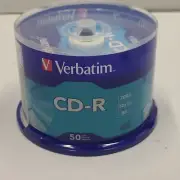 Verbatim CD-R Recordable Disc 50 Pack 700 MB 52X Speed 80 Min 94691