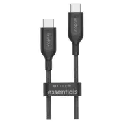 Mophie 1M Essential USB-C to USB-C Fast Charging Cable - Black. 409912236