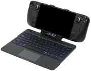 DeckTop - Steam Deck Keyboard and Bluetooth Trackpad Mouse with Multicolor LED