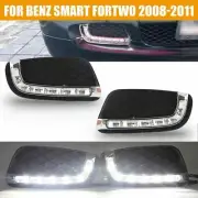 For Benz Smart Fortwo 2008-2011 Front LED DRL Daytime Running Lamp Fog Light p (for: Smart)