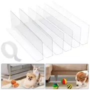 7Pcs Under Couch Blocker Safe Transparent Toy Waterproof L-Shape Under Bed ☋