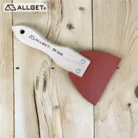 在飛比找momo購物網優惠-【ALLGET】日式木柄橡膠刮刀-95mm(刮刀 汽車板金/