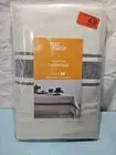 Our Table™M Ezra Oval/rectangle Variegated Stripe Tablecloth - Grey 60”x 102"