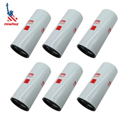 6 Pcs Oil Filter For Cummins ISX ISM QSX QSM QST X15 Replaces LF14000NN 4367100