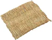 Bunny Mats for Cage,Woven Resting Pad - Soft Mat Chew Toy Natural Grass Bedding Animals Sleeping Pad for Cats Bunnies Dogs Resting Play Area