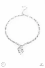 Paparazzi Ante Up White Choker