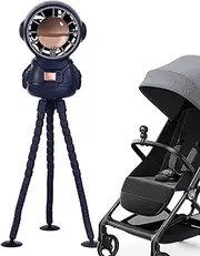 Astronaut Fan, Astronaut Fan For Stroller, Fan For Stroller, Rechargeable Portable Fan, Clip Fan, Astronaut-Themed, Flexible And Detachable, Ideal For Bicycles