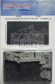 ARS4284 1:48 Aires Bf109G-6 Early Cockpit Set (HAS kit) #4284