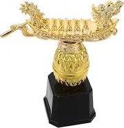 Generic Dragon Boat Trophy Trophies Reward Trophy Goat Medal Classroom Prize Trophy Goat Award Sports Trophy Gold Trophy Cup Medal Necklaces Goat Trophy Award Cup Trophy Plastic re-usable