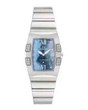 OMEGA Women's Constellation Quadrella Watch, Circa 1990s (Authentic Pre-Loved)