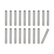 4x18mm Dowel Pins, 20pcs Round Head Flat Chamfered End Dowel Pin