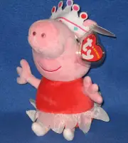 TY BALLERINA PEPPA the PIG - UK EXCLUSIVE - MINT with MINT TAGS