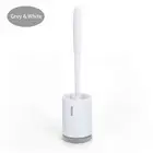 Ecoco Toilet Brush Holder Set Toilet Bowl Bathroom Soft Cleaner Brush Kit H0C3