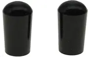 KAISH 2pcs Black Metric M3.5 METAL LP Guitar Toggle Switch Tip 3 Way Switch Knob for Epi Made in Korea