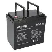 [EU Direct] HANIWINNER 12.8V 54Ah LiFePO4 Lithium Battery Pack 691.2Wh Energy Backup Power With BMS Waterproof for Repla