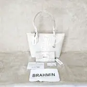 NEW BRAHMIN COCONUT MILK MEDIUM ASHER W/CORDELIA WALLET