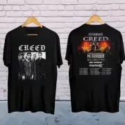 Vintage Creed Band Summer of '99 Tour 2025 T-shirt, Rock Band Tee Gift for Fans