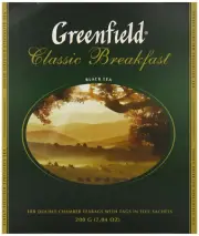 Greenfield Black Classic Breakfast Tea 100 Tea Bags RF NO GMO Made in Russia