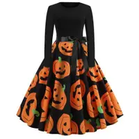 在飛比找ETMall東森購物網優惠-Fancy Pumpkin Halloween Womens