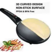 Electric Crepe Maker With Auto Power Off Crepe Maker & Non-Stick Dipping Plate