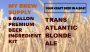 Transatlantic Blonde Ale Advanced ALL GRAIN 5 Gal Beer Recipe Kit My Brew Supply