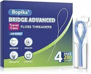 Floss Threaders Dental Floss for Braces, Bridges, and Implants 100 Count