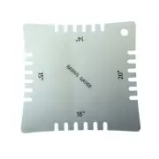 Notched Guitar Radius Gauge for Measuring Fingerboard Nut Saddle Radius 14"-20"