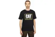 Caterpillar Mens Big & Tall CAT Diesel Power Short Sleeve Classic Fit Tee - Black