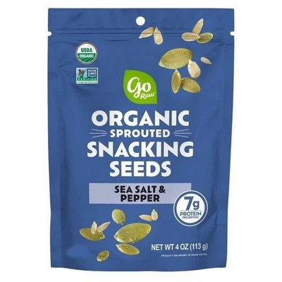 Sprouted Organic Snacking Seeds Sea Salt and Pepper 4 O