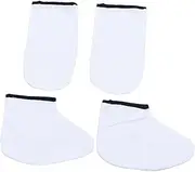 Mikinona Warm Paraffin Wax Gloves Cotton Hand Treatment Cover Insulated Gloves for Spa Washable Hand Foot Covers