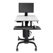 Ergatron Workfit-C HD sit-stand desk/workstation - brand new