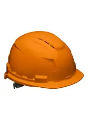 Milwaukee Tool 48-73-1718 Front Brim Orange Front Brim Hard Hat W/6Pt VENTED