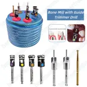 Dental Bone Mill with Guide Conical Connection Burs Trimming Drills Fit Nobel